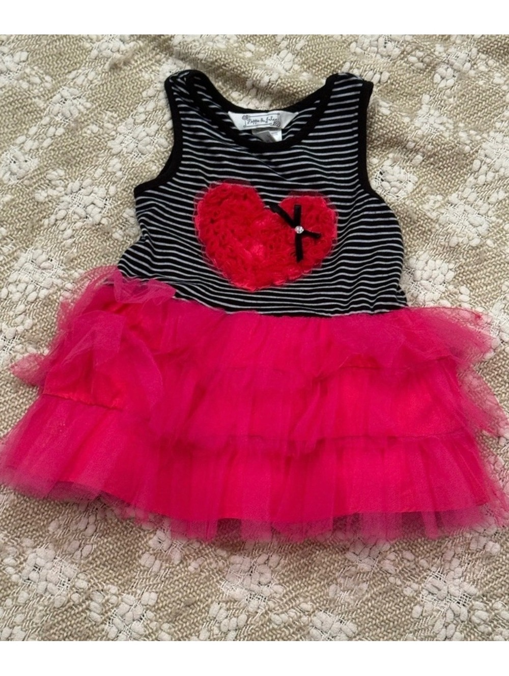 Pippa & Julie Little Girls' "She's So Lovely" Tutu Dress,    Size 3.